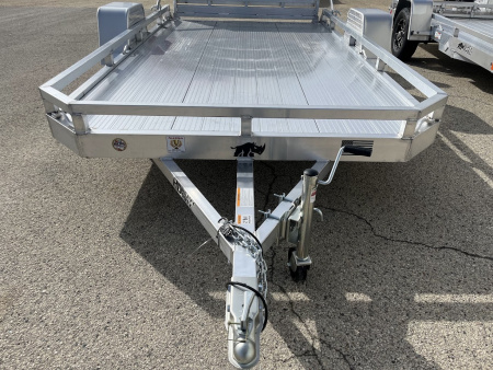 New 2026 Black Rhino Aluminum 81"x12' Low Profile LPS8112A w/ Bi-Fold Gate ATV Trailer