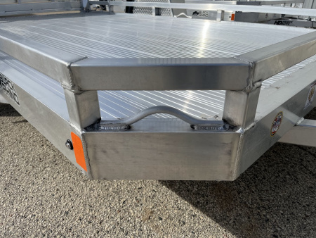 New 2026 Black Rhino Aluminum 81"x12' Low Profile LPS8112A w/ Bi-Fold Gate ATV Trailer