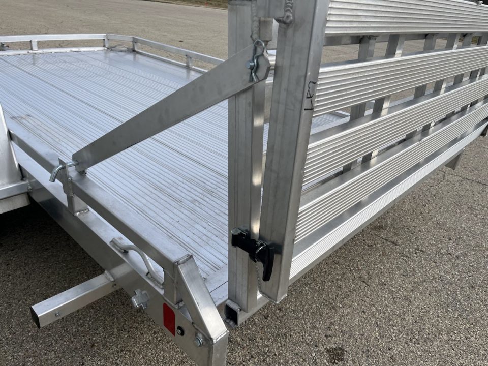 New 2026 Black Rhino Aluminum 81"x12' Low Profile LPS8112A w/ Bi-Fold Gate ATV Trailer