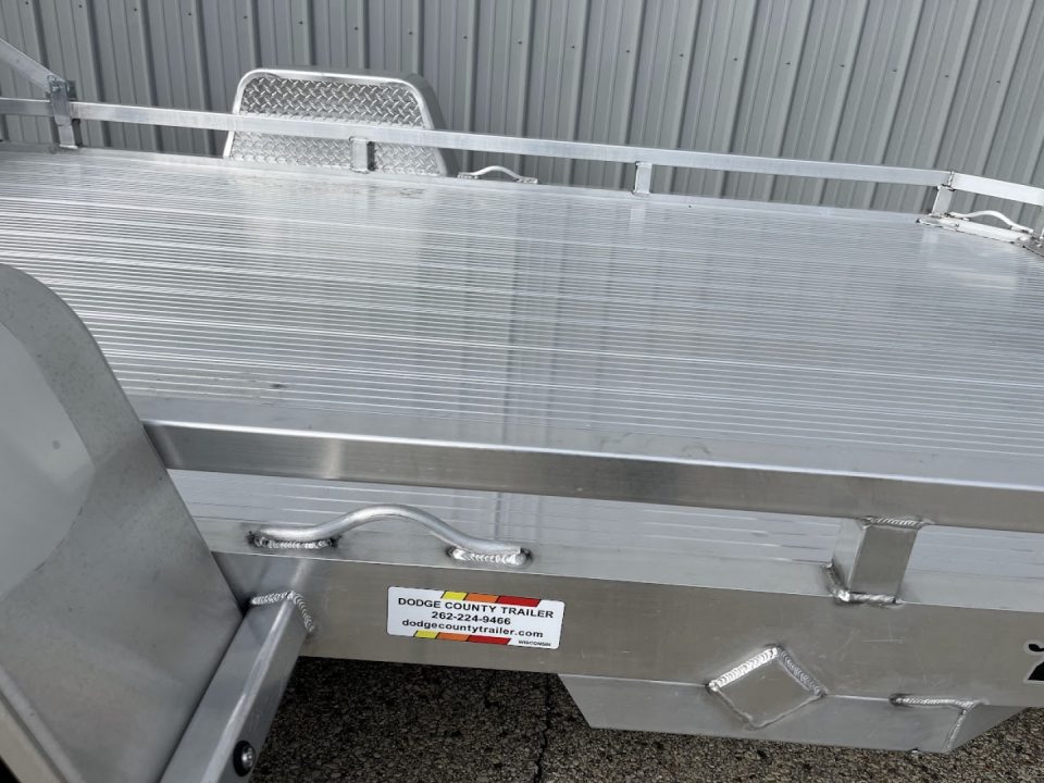 New 2026 Black Rhino Aluminum 81"x12' Low Profile LPS8112A w/ Bi-Fold Gate ATV Trailer