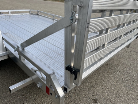New 2026 Black Rhino Aluminum 81"x12' Low Profile LPS8112A w/ Bi-Fold Gate ATV Trailer