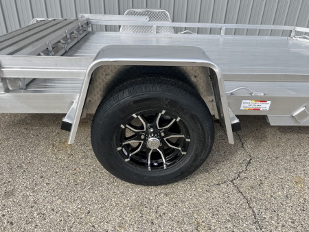 New 2026 Black Rhino Aluminum 81"x12' Low Profile LPS8112A w/ Bi-Fold Gate ATV Trailer