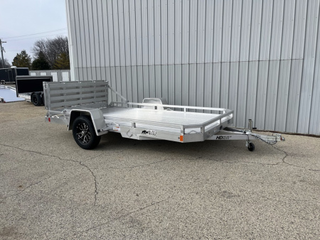New 2026 Black Rhino Aluminum 81 x12' Low Profile LPS8112A w/ Bi-Fold Gate ATV Trailer