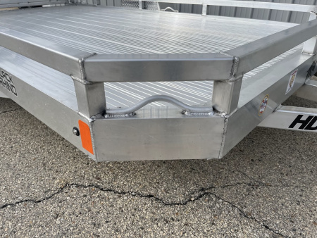 New 2026 Black Rhino Aluminum 81"x12' Low Profile LPS8112A w/ Bi-Fold Gate ATV Trailer