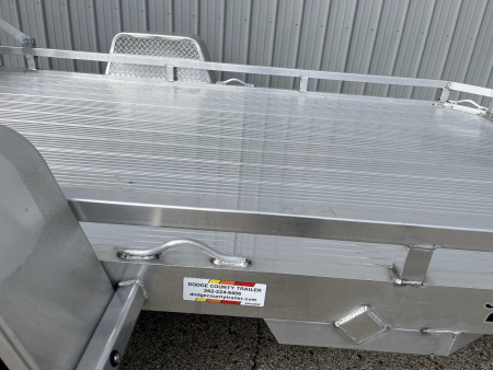 New 2026 Black Rhino Aluminum 81"x12' Low Profile LPS8112A w/ Bi-Fold Gate ATV Trailer