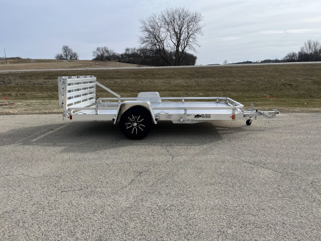 New 2026 Black Rhino Aluminum 81"x12' Low Profile LPS8112A w/ Bi-Fold Gate ATV Trailer