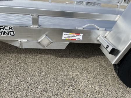 New 2026 Black Rhino Aluminum 81"x12' Low Profile LPS8112A w/ Bi-Fold Gate ATV Trailer