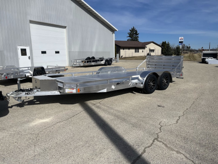 New 2026 Black Rhino Aluminum Low Profile LPT8118A-7K w/ Toolbox & Bi-Fold Gate (ATV / UTV / Side by Side) Utility Trailer