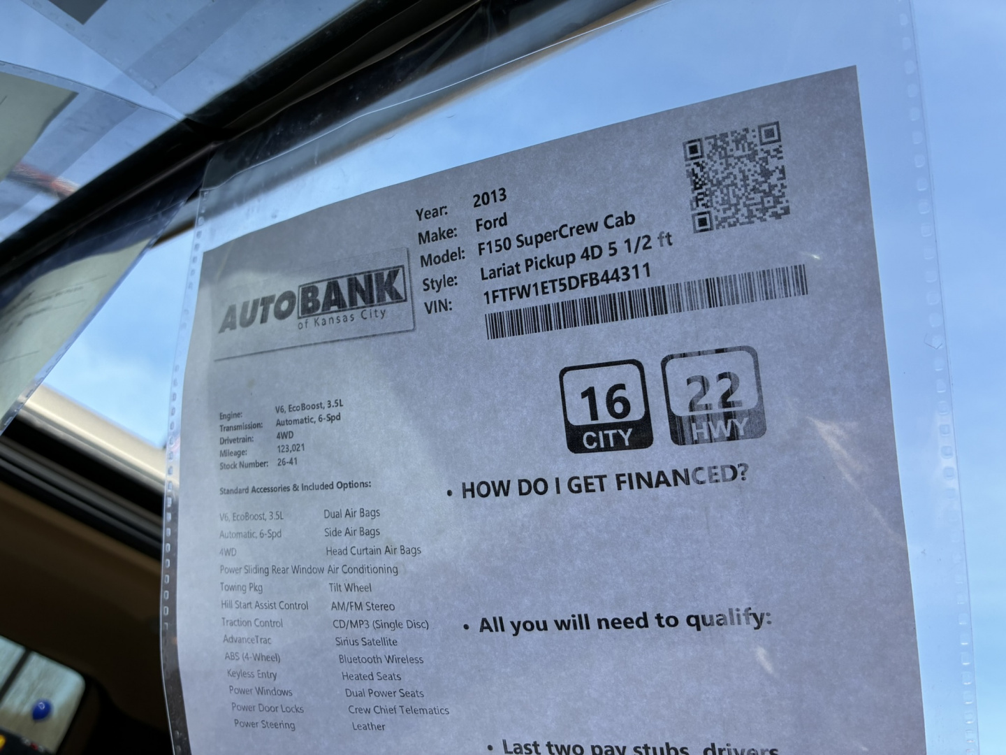 Used 2013 Ford F150 Super Crew Cab Truck