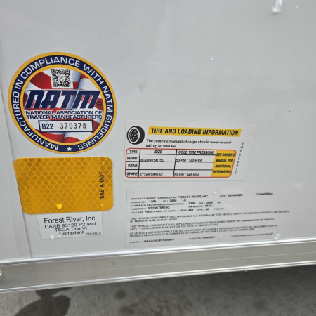 New 2026 Continental Cargo TXVHW58SA Cargo / Enclosed Trailer