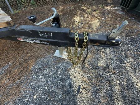 Used 2015 Homemade 6 x 4 Utility Trailer with New Chains, Paint & Wood Utility Trailer