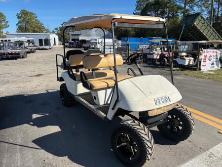 Used 2006 E-Z-GO 6 Seater Gas Lifted Golf Cart with New Tires Golf Cart