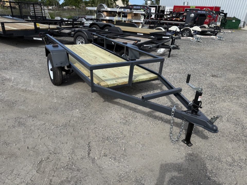 Used 2025 Homemade 4 x 9 Trailer with New Wood and Light with Room for a Toolbox