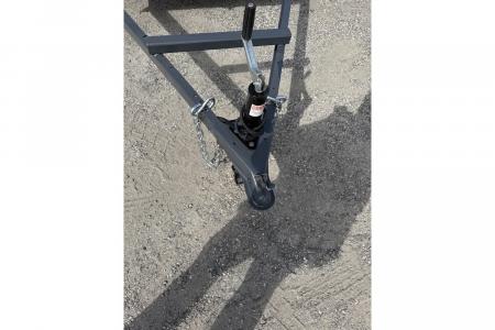 Used 2025 Homemade 4 x 9 Trailer with New Wood and Light with Room for a Toolbox