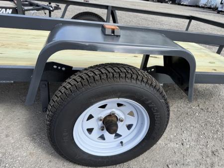 Used 2025 Homemade 4 x 9 Trailer with New Wood and Light with Room for a Toolbox