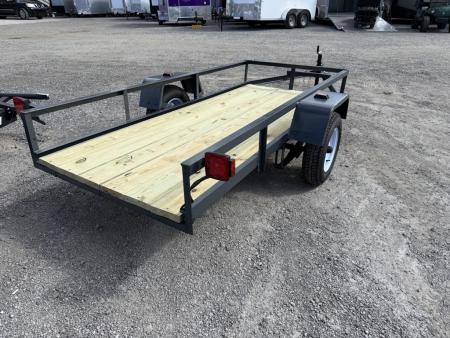 Used 2025 Homemade 4 x 9 Trailer with New Wood and Light with Room for a Toolbox