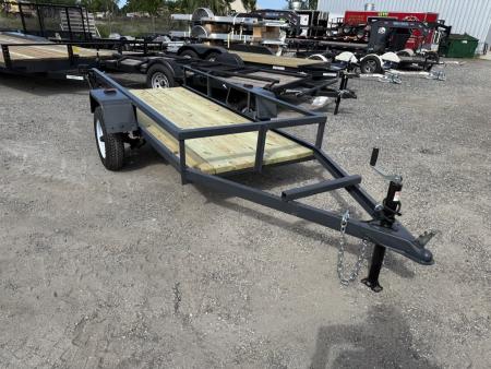 Used 2025 Homemade 4 x 9 Trailer with New Wood and Light with Room for a Toolbox