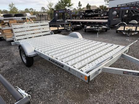 New 2026 Karavan 6x12 Steel Floor Utility Trailer | Perfect for UTVs & ATVs with Downward Slope Ramp