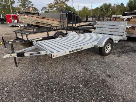 New 2026 Karavan 6x12 Steel Floor Utility Trailer | Perfect for UTVs & ATVs with Downward Slope Ramp