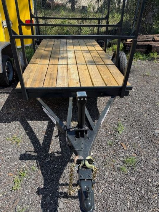Used 2025 Homemade 2025 4.5 x 9 Utility Trailer with New Wood, Jack, Lighting & Tires