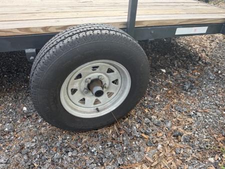Used 2025 321 Trailers LLC 4.5 x 9 Utility Trailer with New Wood, Jack, Lighting & Tires