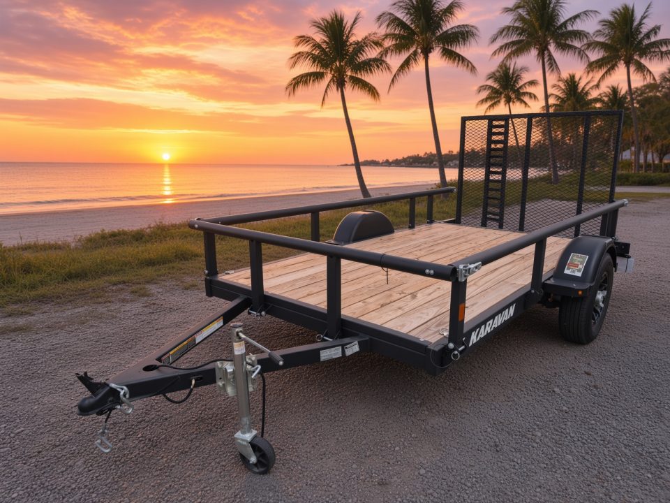 New 2026 5.5 x 11 Utility Trailer Steel Trailer – Tough, Reliable & Built for Heavy Loads N427496