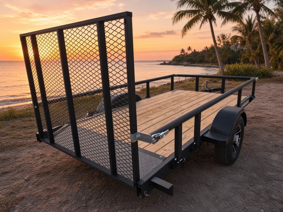 New 2026 Karavan 5.5 x 11 Utility Trailer – Ideal for Zero-Turn Mowers