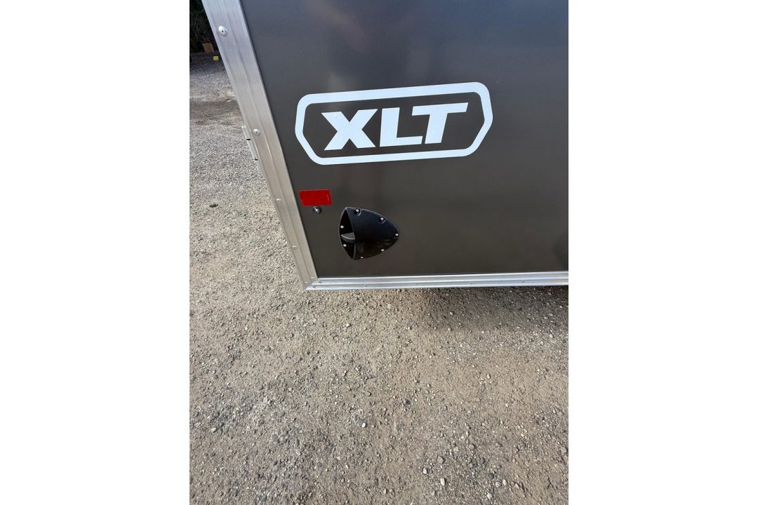 New 2026 ALCOM 7 x 16 Aluminum Enclosed Trailer with 6" Extra Height, Upgraded Paddle Handle & Piano Hinge Side Access Door