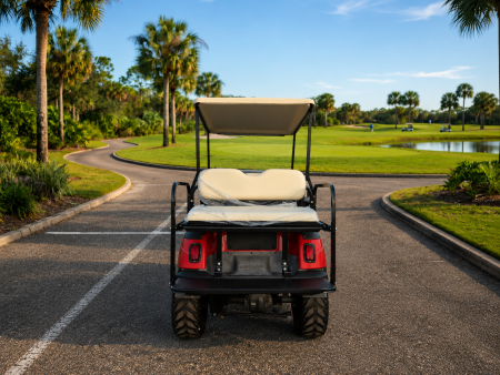 Used 2000 Yamaha Gas Golf Cart | Lifted | New Rear Flip Seat