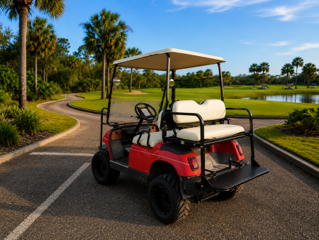 Used 2000 Yamaha Gas Golf Cart | Lifted | New Rear Flip Seat
