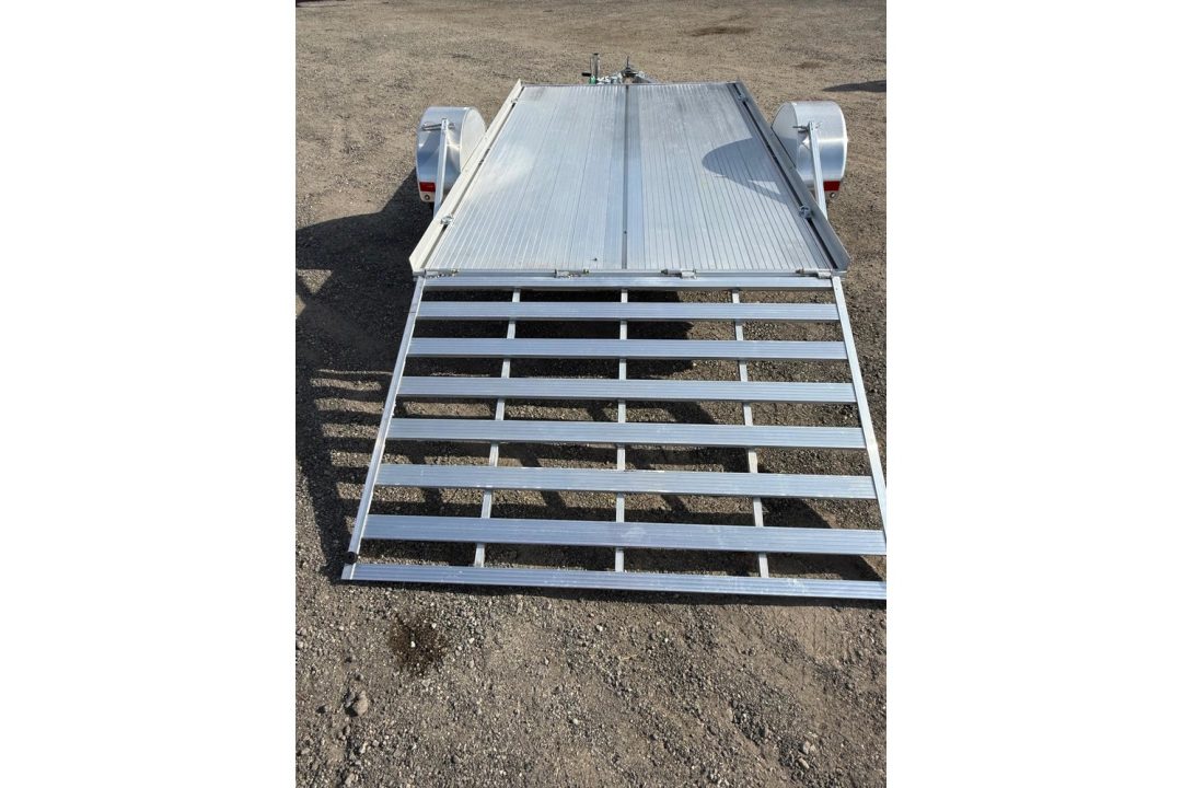 New 2026 Mission 7 x 12 Utility Single Axle Trailer Perfect for Mowers, ATVs and Golf Carts