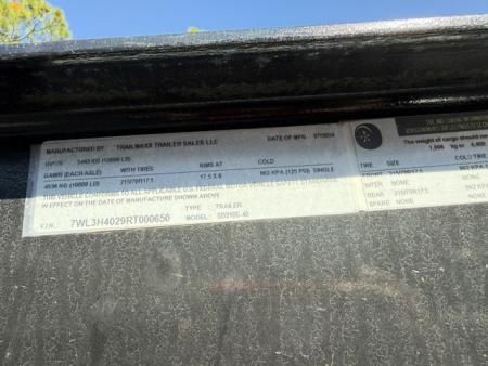 Used 2024 Trail Maxx Flatbed Trailer