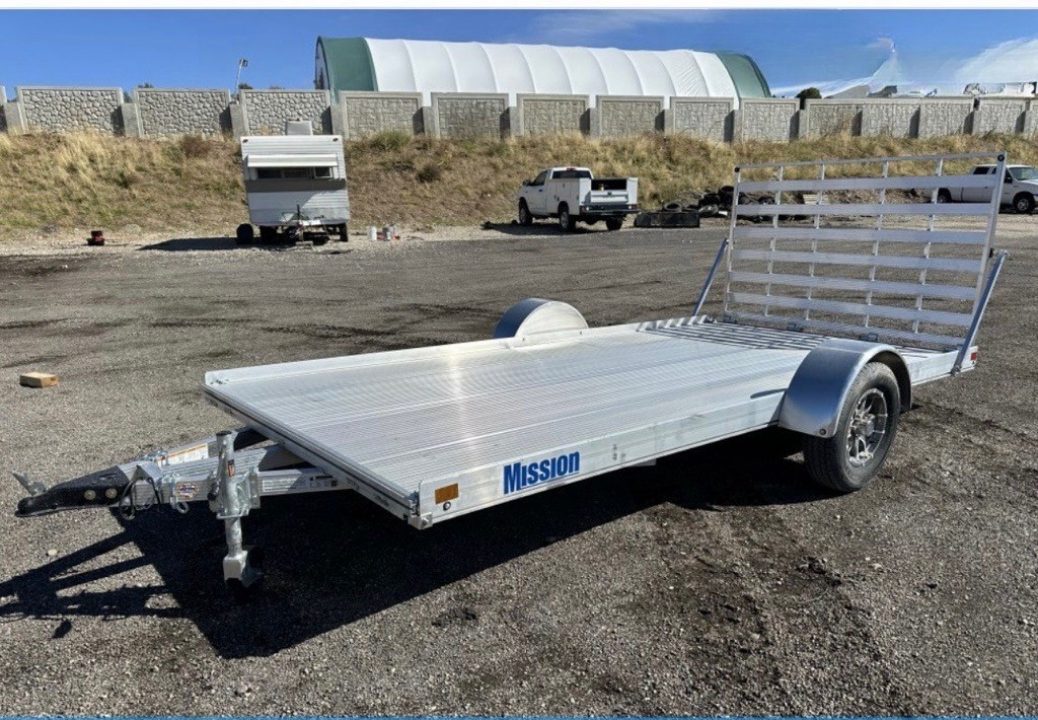 New 2026 Mission 6 x 10 Utility Single Axle Trailer with 2" Ball & Swing Up Jack