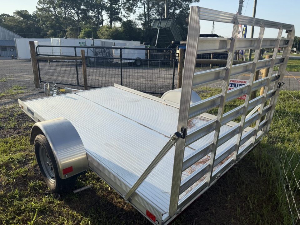 New 2026 Mission 6x10 Single Axle Utility Trailer – 2" Ball | Swing-Up Jack | Tie-Downs Utility Trailer