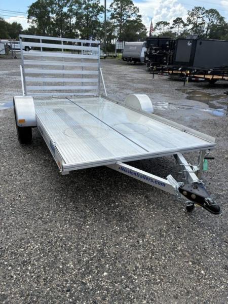 New 2026 Mission 6x10 Single Axle Utility Trailer – 2" Ball | Swing-Up Jack | Tie-Downs Utility Trailer
