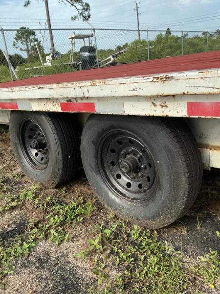 Used 2023 East Texas Trailers 40 Ft Gooseneck Hot Shot Trailer – 15,680 GVWR | Low Boy Flatbed Flatbed Trailer