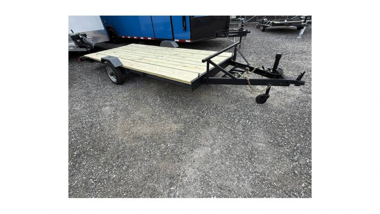 Used 2025 321 Trailers LLC 5 x 12 Utility Trailer with New Paint, Jack, Chains and Wood