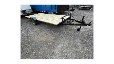 Used 2025 321 Trailers LLC 5 x 12 Utility Trailer with New Paint, Jack, Chains and Wood