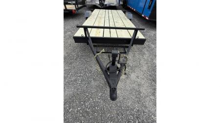 Used 2025 321 Trailers LLC 5 x 12 Utility Trailer with New Paint, Jack, Chains and Wood