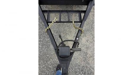 Used 2025 321 Trailers LLC 5 x 12 Utility Trailer with New Paint, Jack, Chains and Wood