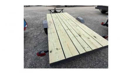 Used 2025 321 Trailers LLC 5 x 12 Utility Trailer with New Paint, Jack, Chains and Wood
