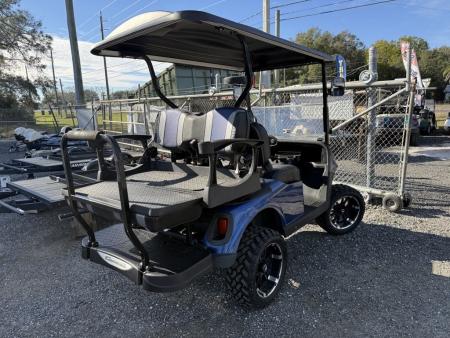 Used 2014 E-Z-GO 4 Seat Great Condition Lifted Blue RXV Golf Cart with New Batteries Golf Cart