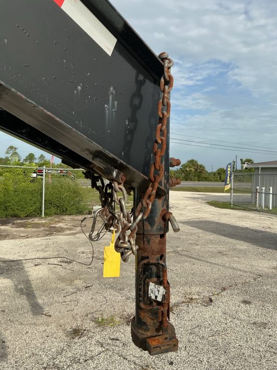 Used 2023 Trail Maxx 40 Ft Gooseneck Trailer – Mega Ramps & 12K GVWR Heavy-Duty Equipment Hauler Equipment Trailer