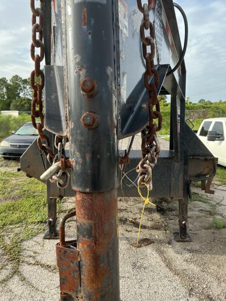 Used 2023 Trail Maxx 40 Ft Gooseneck Trailer – Mega Ramps & 12K GVWR Heavy-Duty Equipment Hauler Equipment Trailer