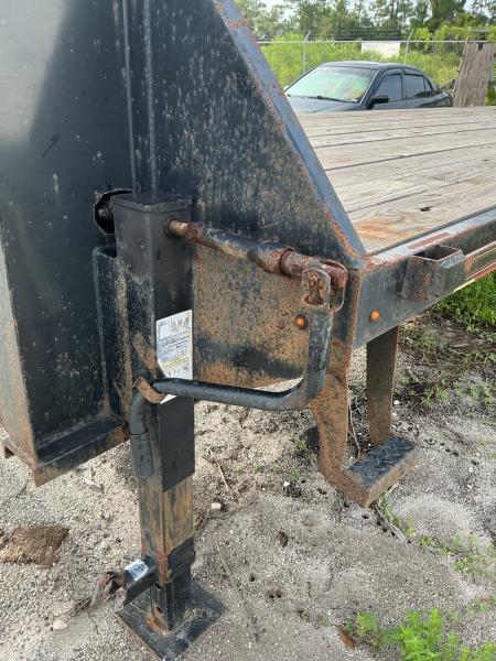 Used 2023 Trail Maxx 40 Ft Gooseneck Trailer – Mega Ramps & 12K GVWR Heavy-Duty Equipment Hauler Equipment Trailer