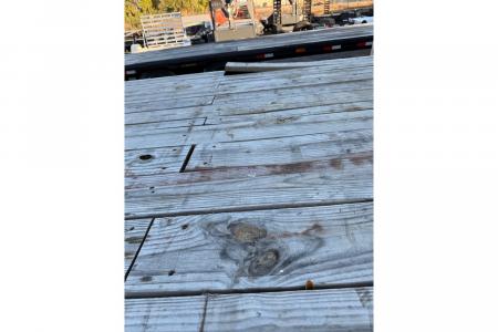 Used 2024 Trail Maxx 40 Ft Gooseneck Equipment Trailer Tandem with Mega Ramps Flatbed Trailer
