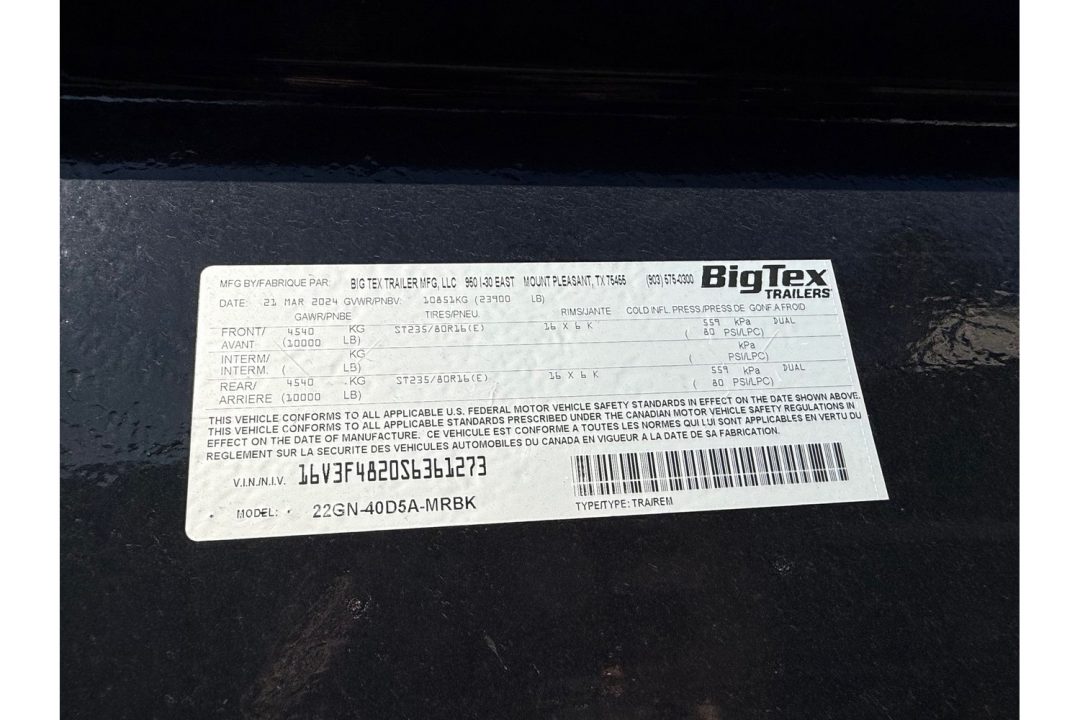 Used 2024 Big Tex Trailers Flatbed Trailer