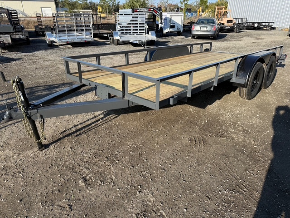 Used 1999 6 X 16 Utility Trailer with New Wood, Tires & Paint