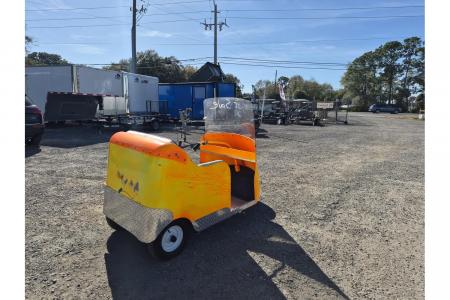Used 2003 Other Custom 3-Wheeled Golf Cart – Orange & Yellow | Single Seat | Stick Steering and New Batteries Golf Cart