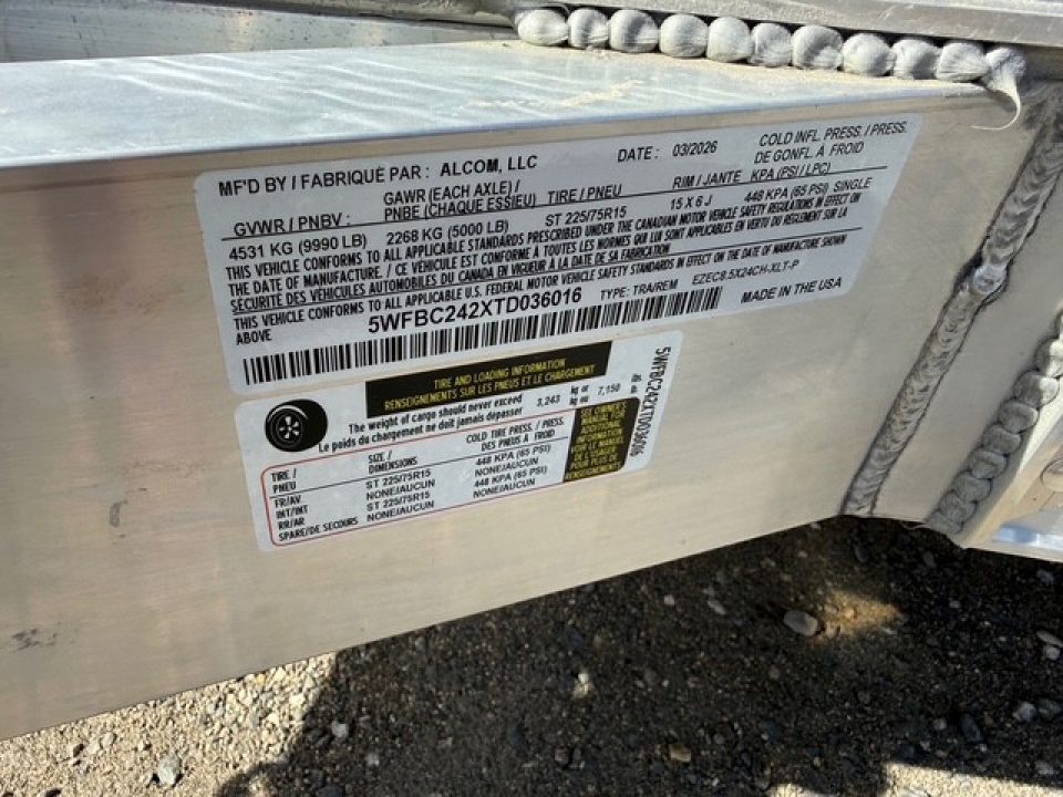 New 2026 ALCOM 8.5 x 24 All Aluminum Enclosed XLT Pro Series Enclosed Car Hauler
